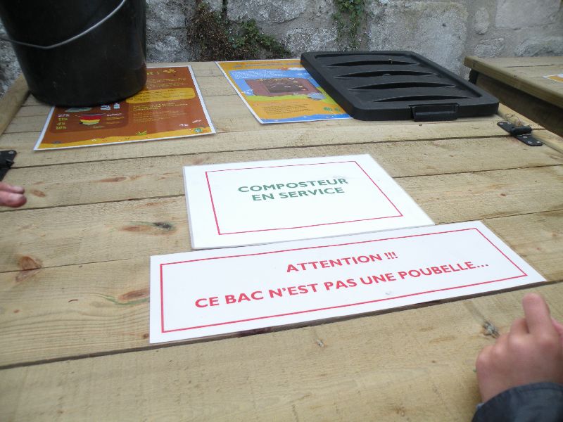 Inauguration de 2 sites de composteurs