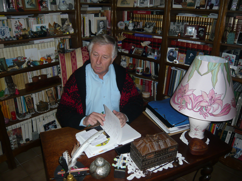 Jean-Marie Delzenne dans son atelier