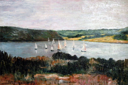 Jean-Marie Delzenne dans son atelier