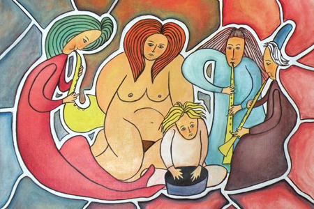 Jean-Marie Delzenne dans son atelier