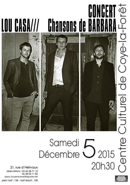 CHANSONS DE BARBARA, LOU CASA
