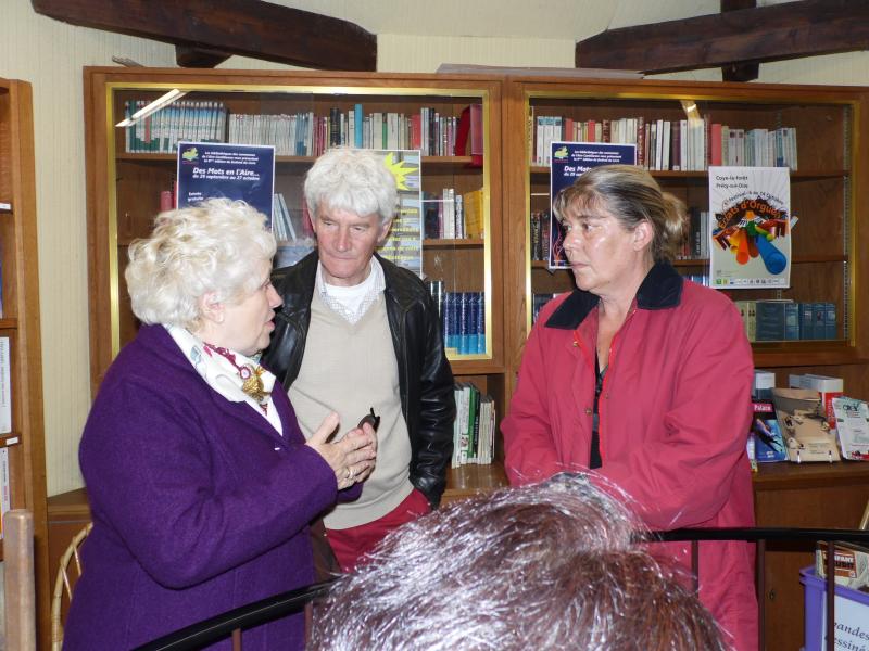 Paul Audibert expose à la bibliothèque