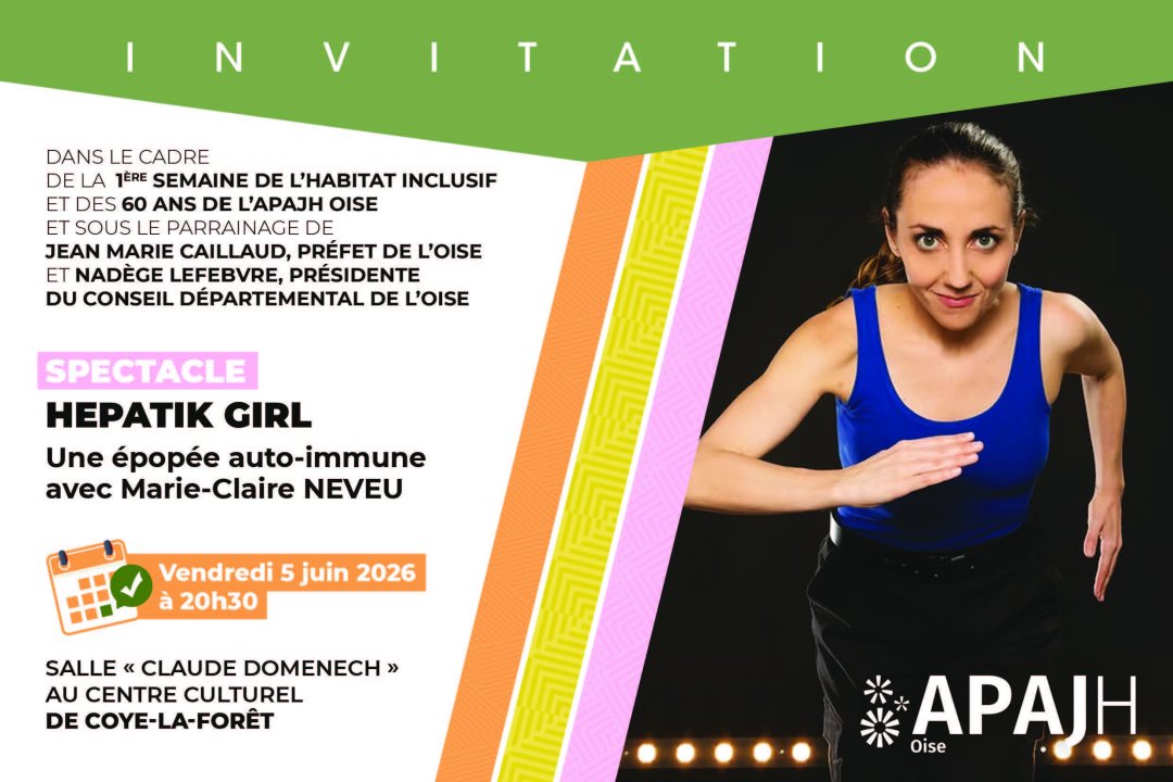 HEPATIK GIRL à Coye-la-Forêt : humour et habitat inclusif avec l’APAJH Oise