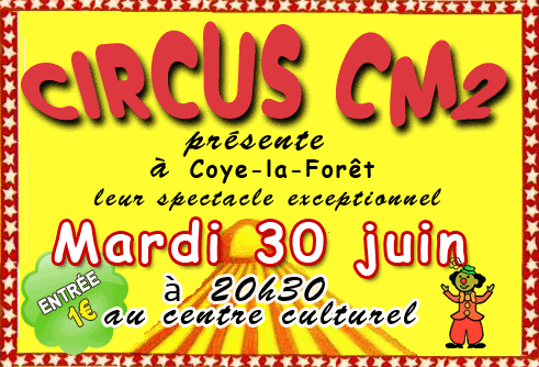Spectacle de fin d'année des CM2