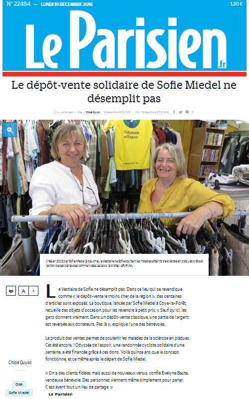 Le vestiaire de Sofie